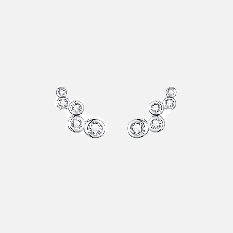 Sterling silver minimalist hoop earrings for y2k style - 18