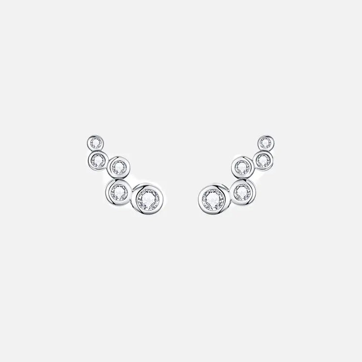 Sterling silver minimalist hoop earrings for y2k style - 18
