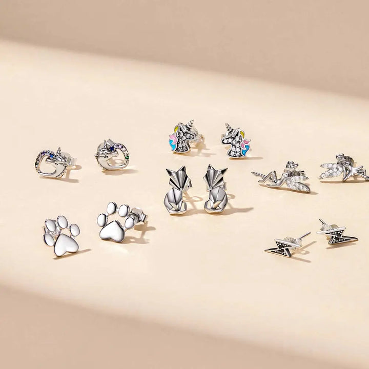 Sterling silver minimalist hoop earrings for y2k style