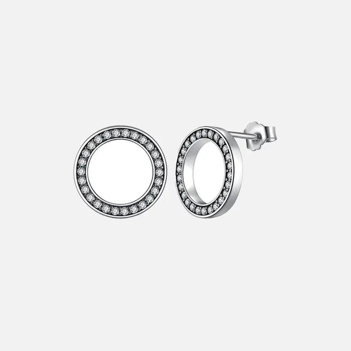 Sterling silver minimalist hoop earrings for y2k style - 7
