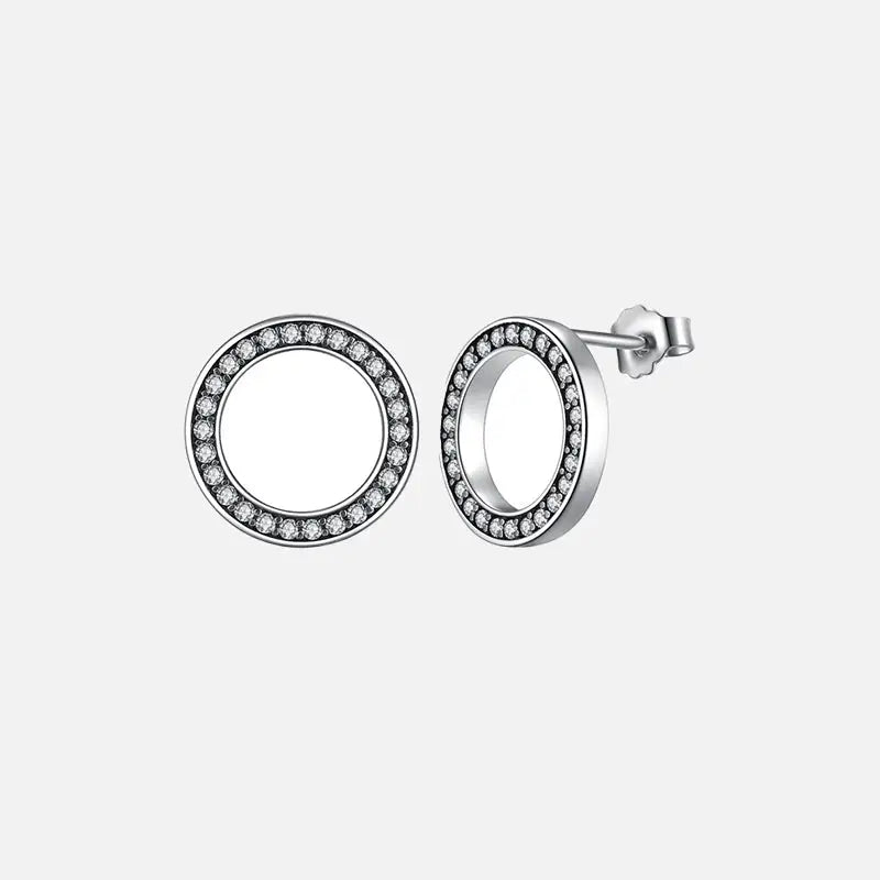 Sterling silver minimalist hoop earrings for y2k style - 7