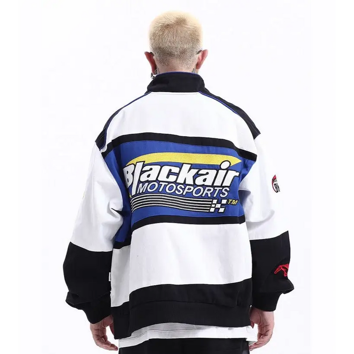 Y2k varsity jackets for motorsport enthusiasts