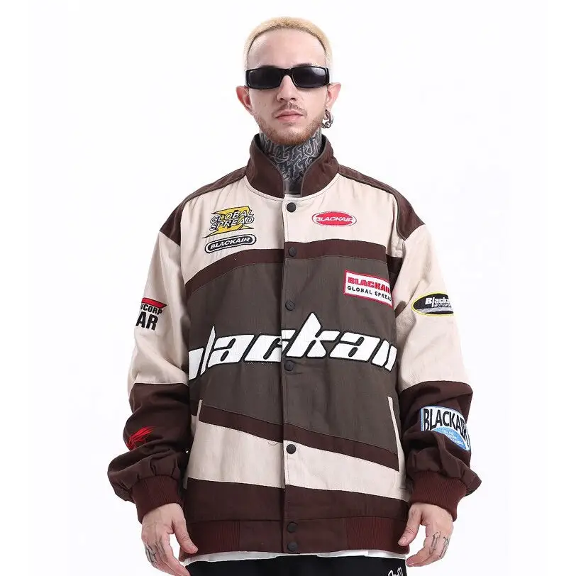 Y2k varsity jackets for motorsport enthusiasts