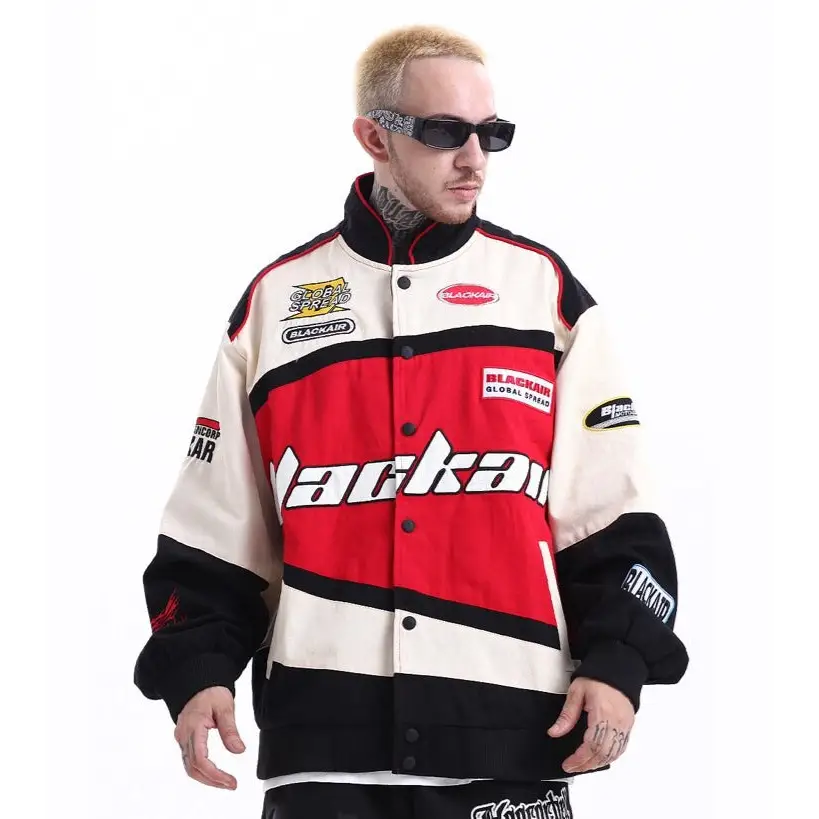 Y2k varsity jackets for motorsport enthusiasts