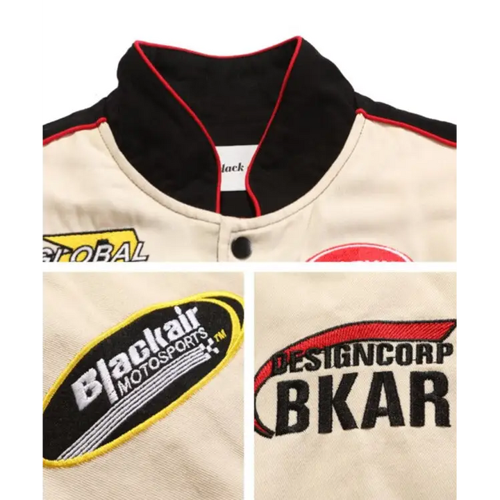 Y2k varsity jackets for motorsport enthusiasts