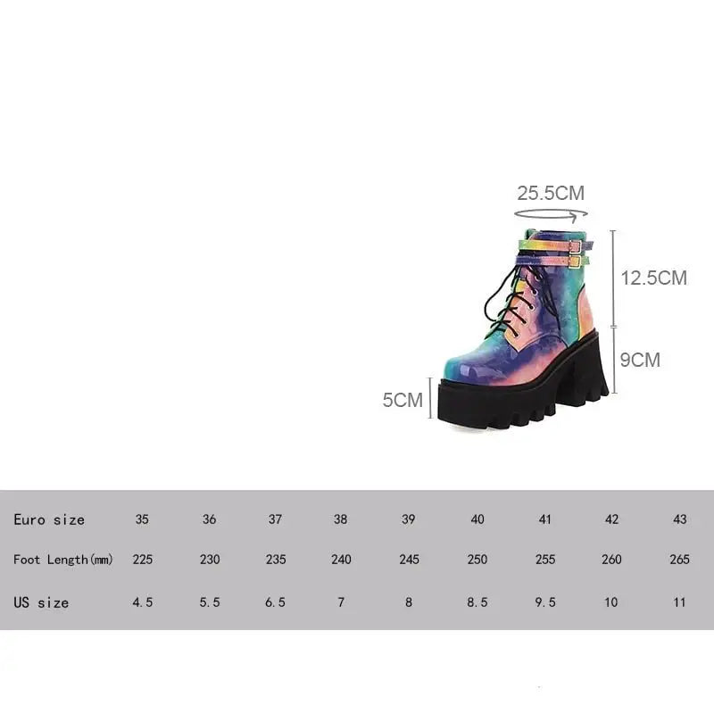 Patent leather ankle chunky boots with square heel and back zippers