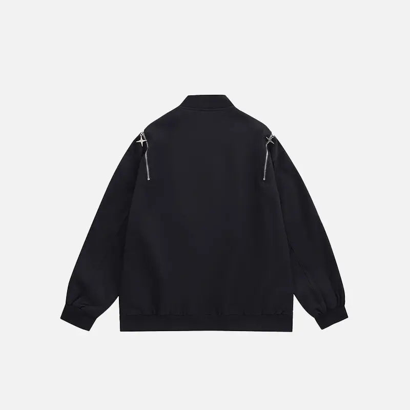 Multi star rivet y2k jacket for stylish nostalgic looks