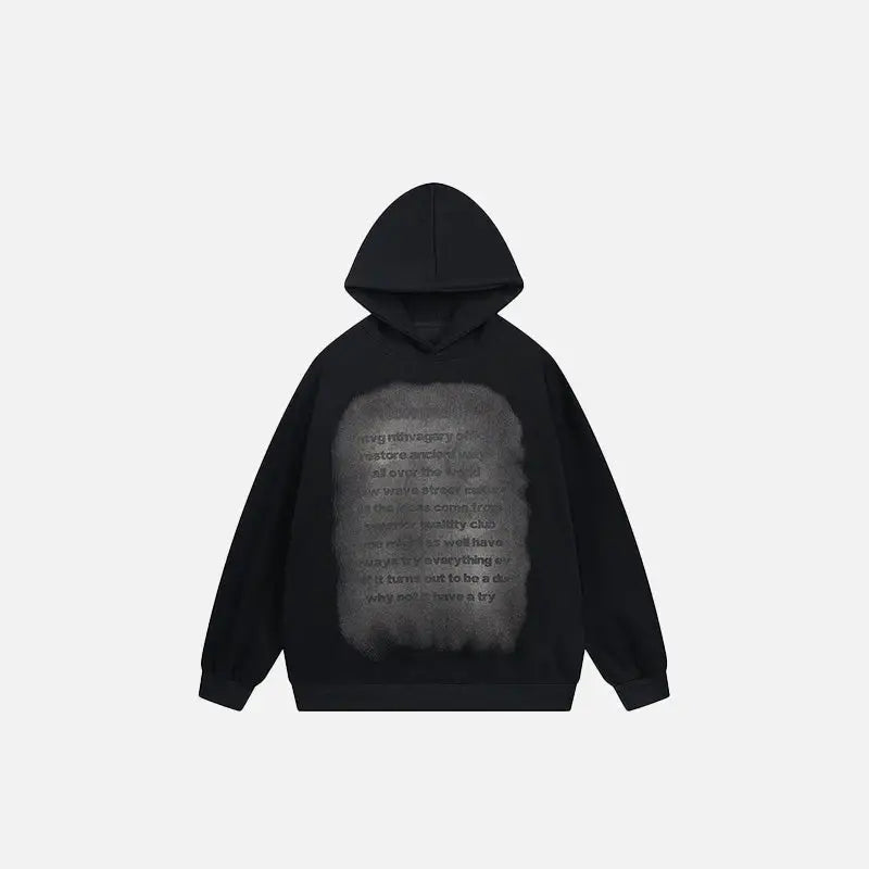 Now trend poem hoodie y2k for effortless streetwear style - black / m - hoodies