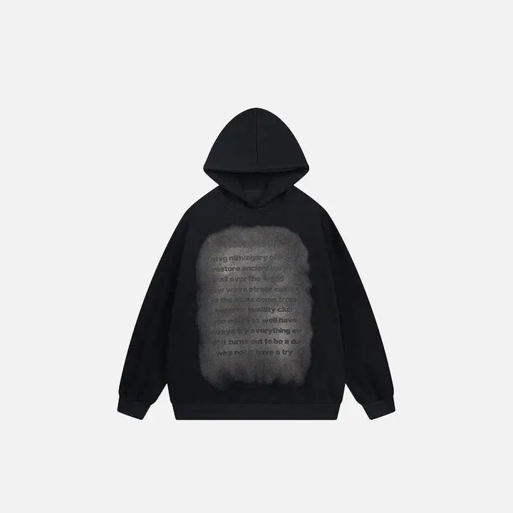 Now trend poem hoodie y2k for effortless streetwear style - black / m - hoodies