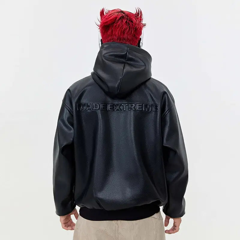 Y2k oversized embossed letter hoodie for ultimate comfort and style - hoodies