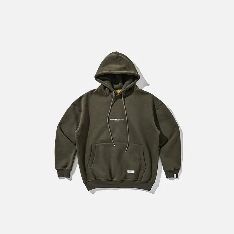 Y2k oversized fleece hoodie for everyday comfort and style - coffee / m - hoodies