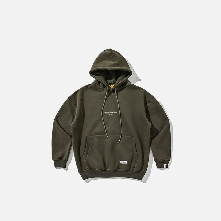 Y2k oversized fleece hoodie for everyday comfort and style - coffee / m - hoodies