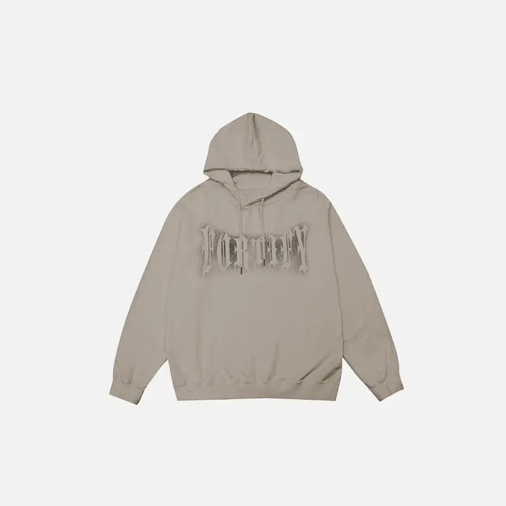 Y2k oversized graphic hoodie for comfortable streetwear style - camel / m - hoodies