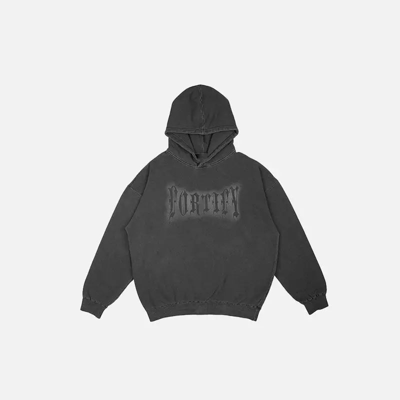 Y2k oversized graphic hoodie for comfortable streetwear style - ink black / m - hoodies
