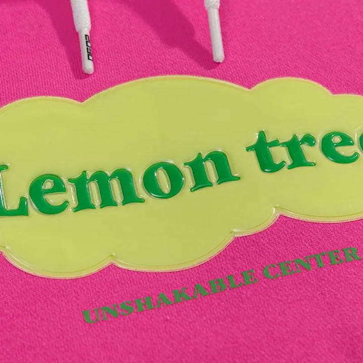 Oversized lemon tree hoodie from y2k streetwear for comfort and style - hoodies