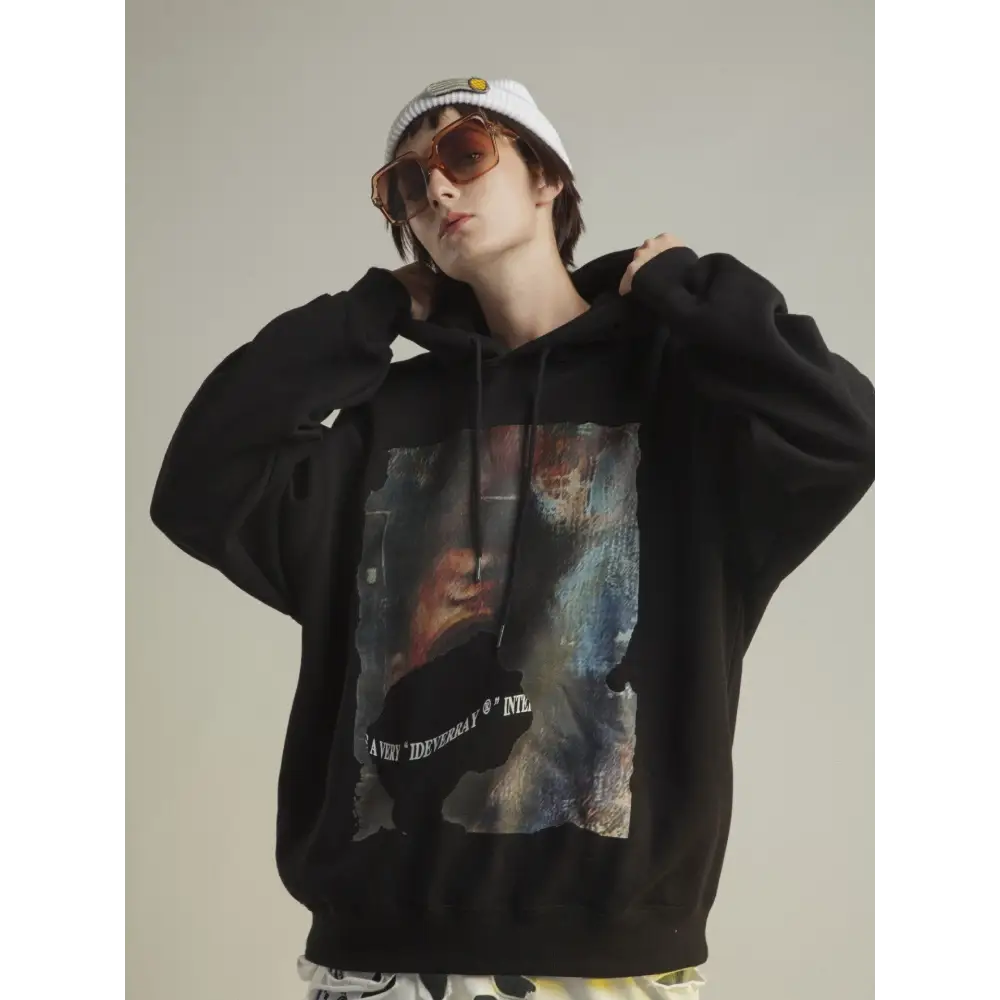 Y2k oversized hoodie with comfortable feel in premium polyester - hoodies