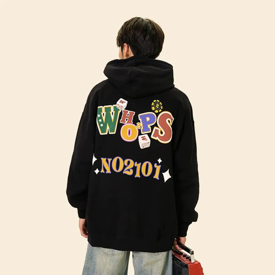 Y2k oversized loose fit sport hoodie for trendy streetwear style - hoodies