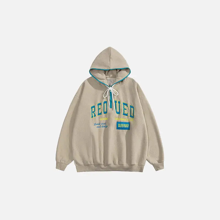 Y2k oversized zip hoodie for trendy comfort and style - apricot / s - hoodies