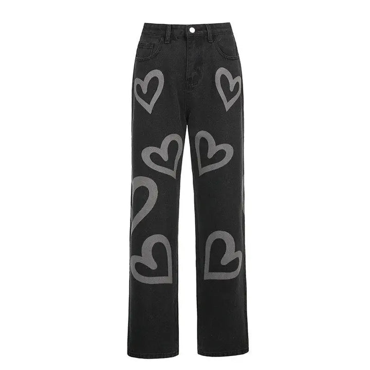 Y2k heart pants in colorful cotton - 2 / s
