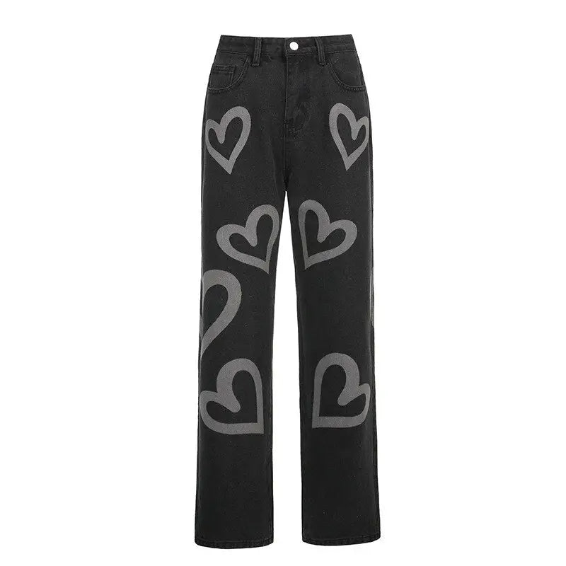 Y2k heart pants in colorful cotton - 2 / s