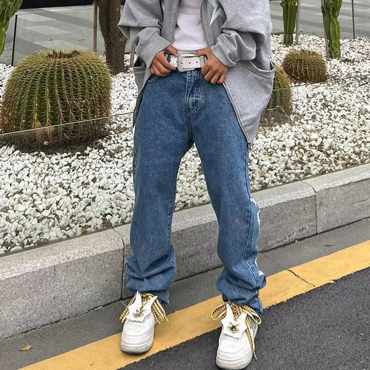 Wide unisex and trendy y2k streetwear pants