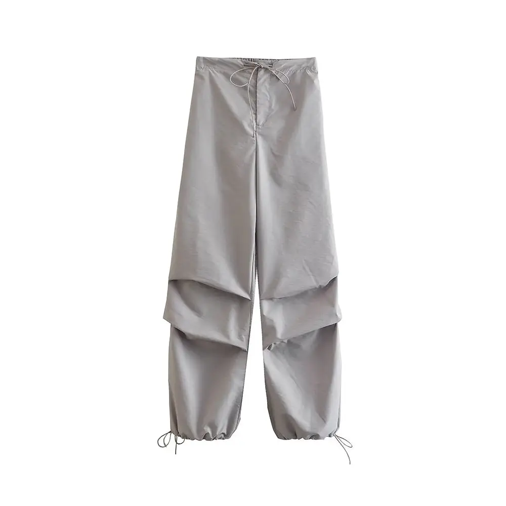 Parachute gray y2k unisex pants - xs