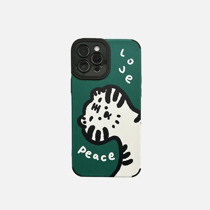 Cartoon tiger iphone y2k mobile phone case for unique style - iphone 7 8 - cases
