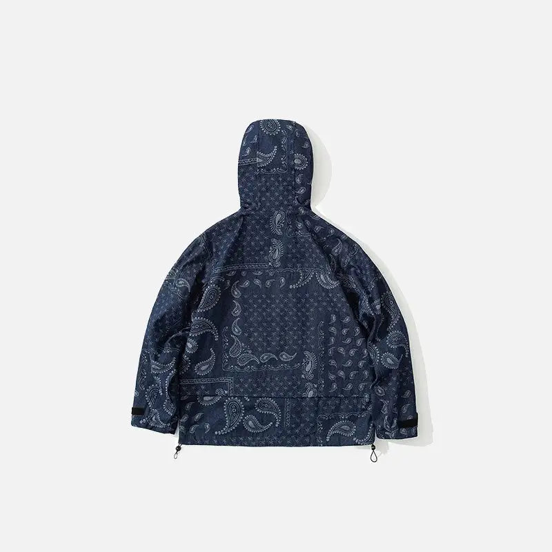 Loose check windbreaker jacket from the y2k streetwear collection - jackets