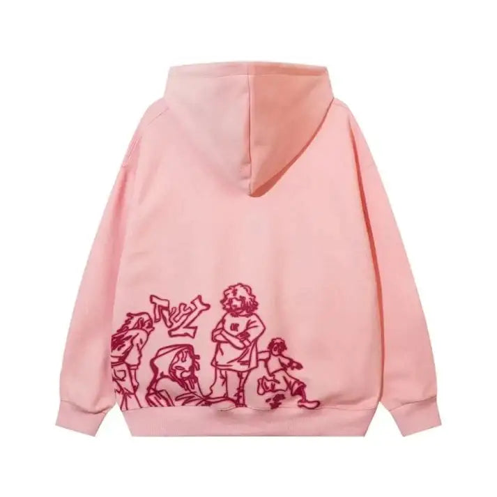 Playground y2k graphic hoodie for stylish street fashion lovers