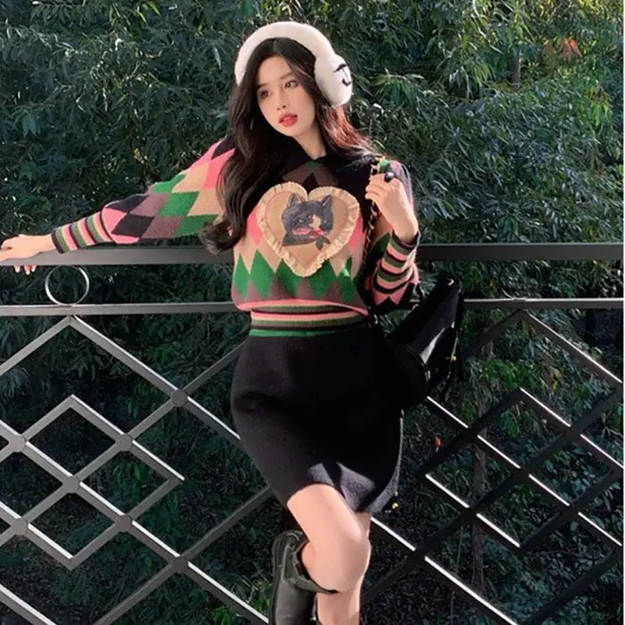 Y2k full zip jacket for trendy apparel and accessories - free size / multi - sweaters