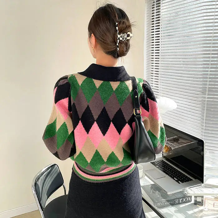 Y2k full zip jacket for trendy apparel and accessories - free size / multi - sweaters