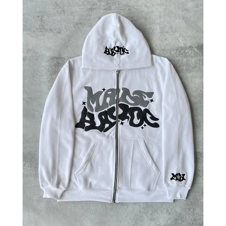 Pull y2k aesthetic - confort & style streetwear - white / s