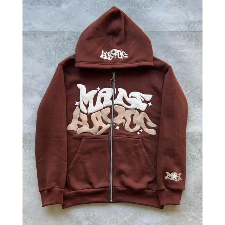 Pull y2k aesthetic - confort & style streetwear - brown / s