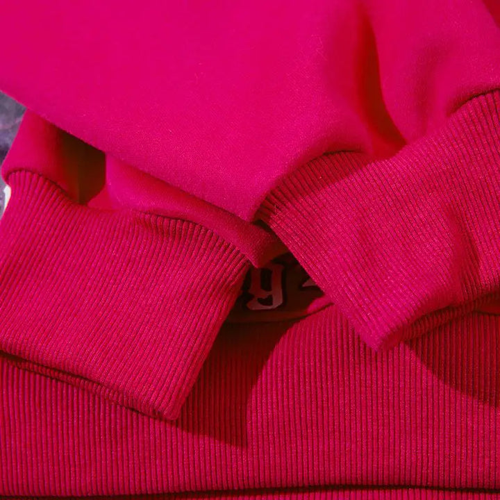 Punk gothic anime print hoodie for comfortable y2k style - hoodies