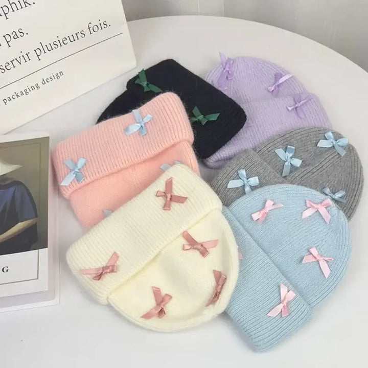 Cozy rabbit fur beanie for y2k style and warmth - beanies