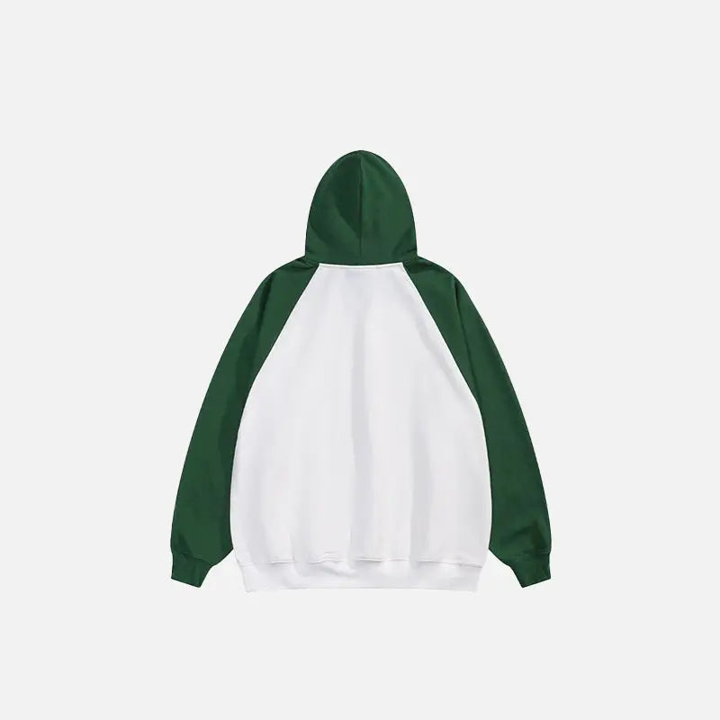 Y2k oversized hoodie with raglan sleeves for ultimate comfort - hoodies