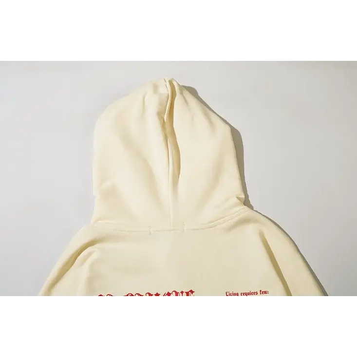 Red moon hoodie from y2k streetwear for comfort and durability - hoodies