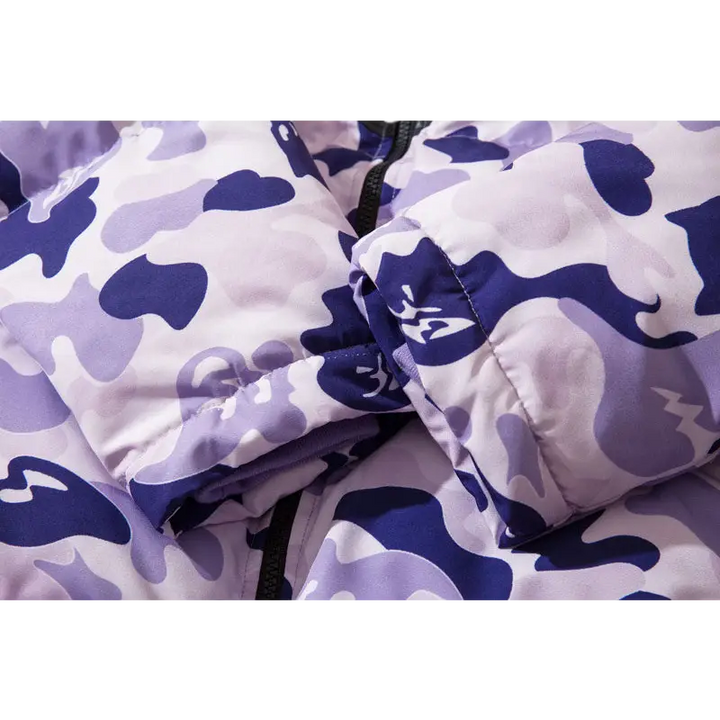 Y2k removable hooded devil jacket from the streetwear collection - puffer jackets