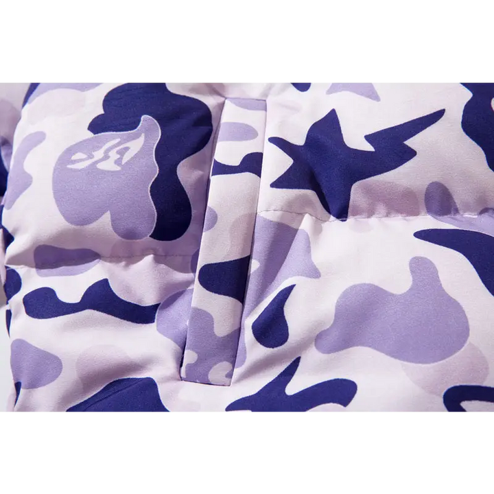 Y2k removable hooded devil jacket from the streetwear collection - puffer jackets