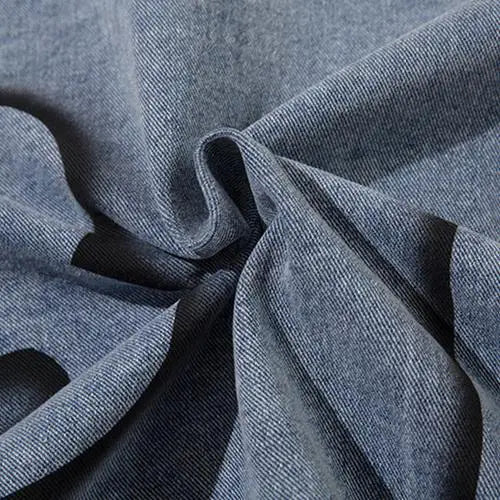 Y2k washed blue denim jacket for a retro streetwear vibe