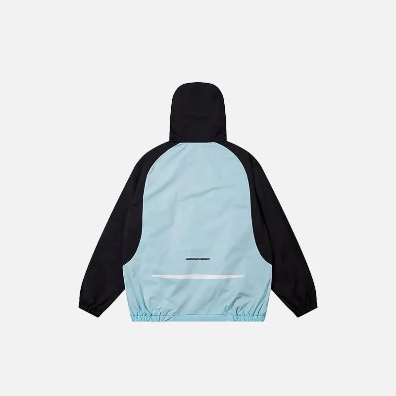 Original y2k hooded windbreaker jacket for wind protection and style - jackets