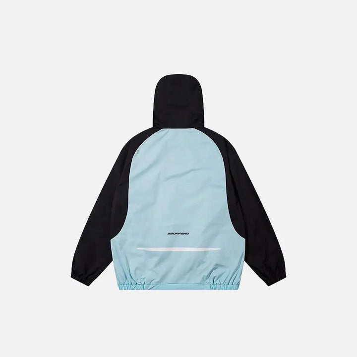 Original y2k hooded windbreaker jacket for wind protection and style - jackets