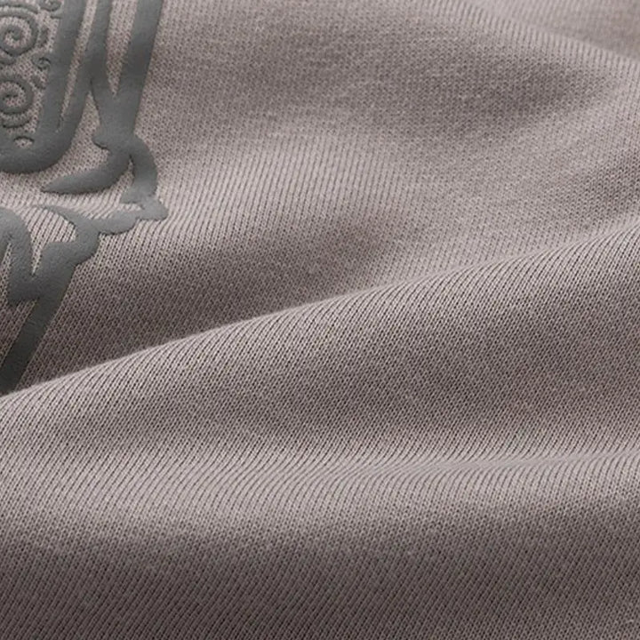 Retro y2k cross letter print hoodie for modern streetwear - hoodies