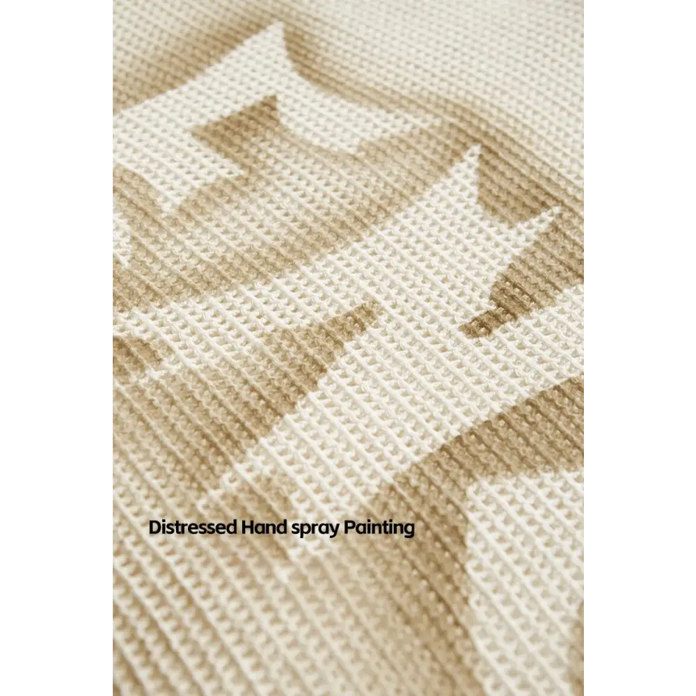 Retro distressed y2k hoodie with unique spray design - hoodies