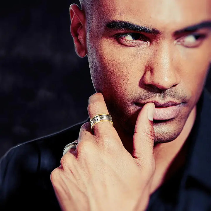 Retro egyptian silver horus y2k ring for fashion forward style - rings