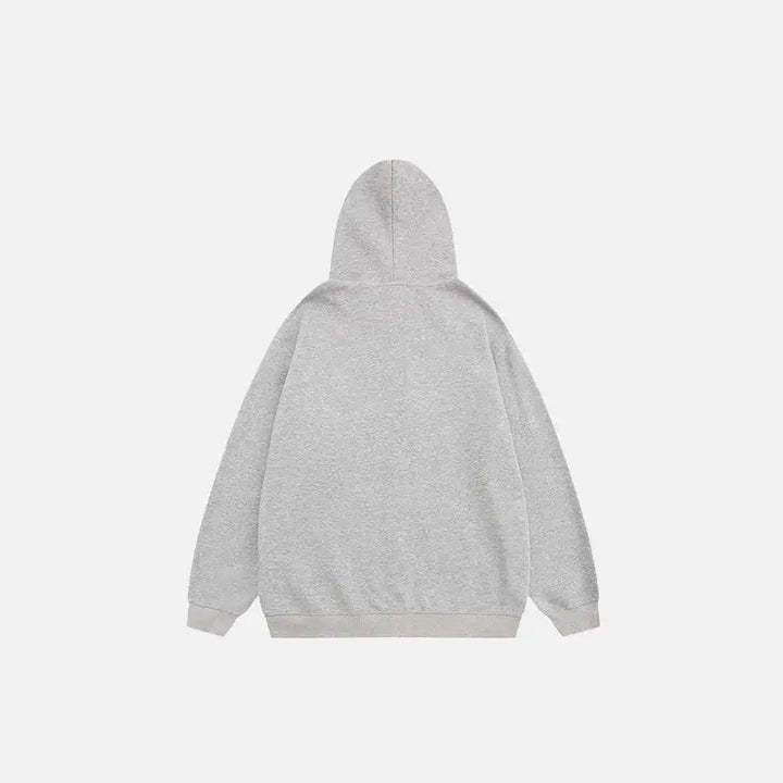 Y2k retro denim star hoodie for stylish comfort - hoodies