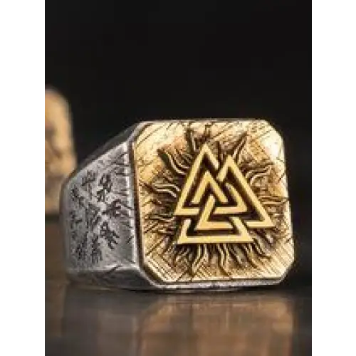 Y2k vintage sawtooth ring in quality copper for trendy style - rings