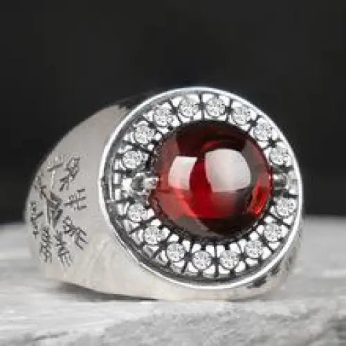 Y2k vintage sawtooth ring in quality copper for trendy style - rings