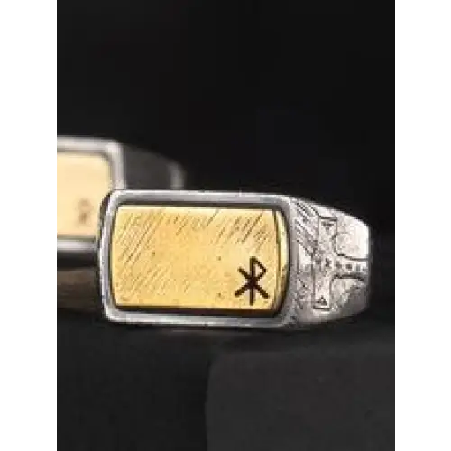 Y2k vintage sawtooth ring in quality copper for trendy style - rings