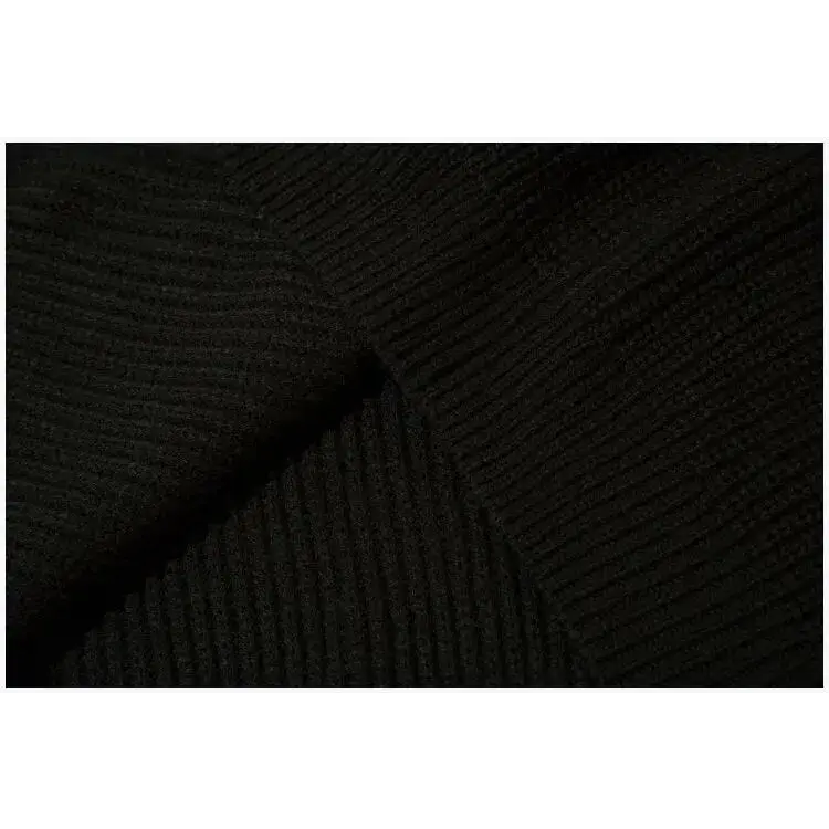 Retro loose fit knitted jacket from y2k streetwear collection - jackets